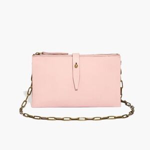 Madewell- The Transport Accordion Leather Crossbody EUC